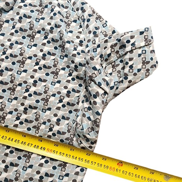 Modern English Men's Shirt Size M Multicolor Short Sleeve Button Up - Picture 12 of 12